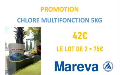 PROMOTION Chlore multifonction 5KG MAREVA